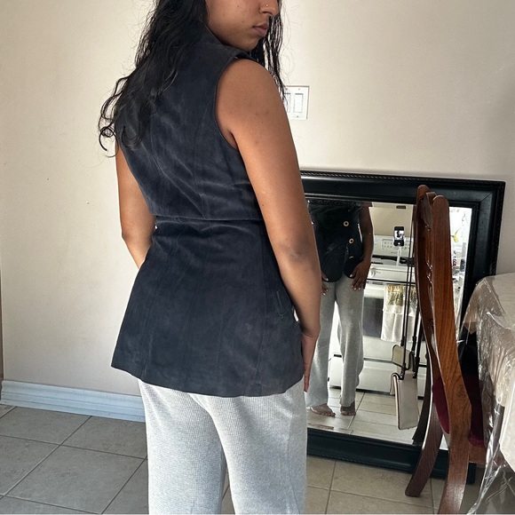 Danier Dark Navy Vest Vintage - Picture 5 of 14